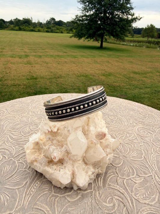 Thick Small Pearl Cuffs