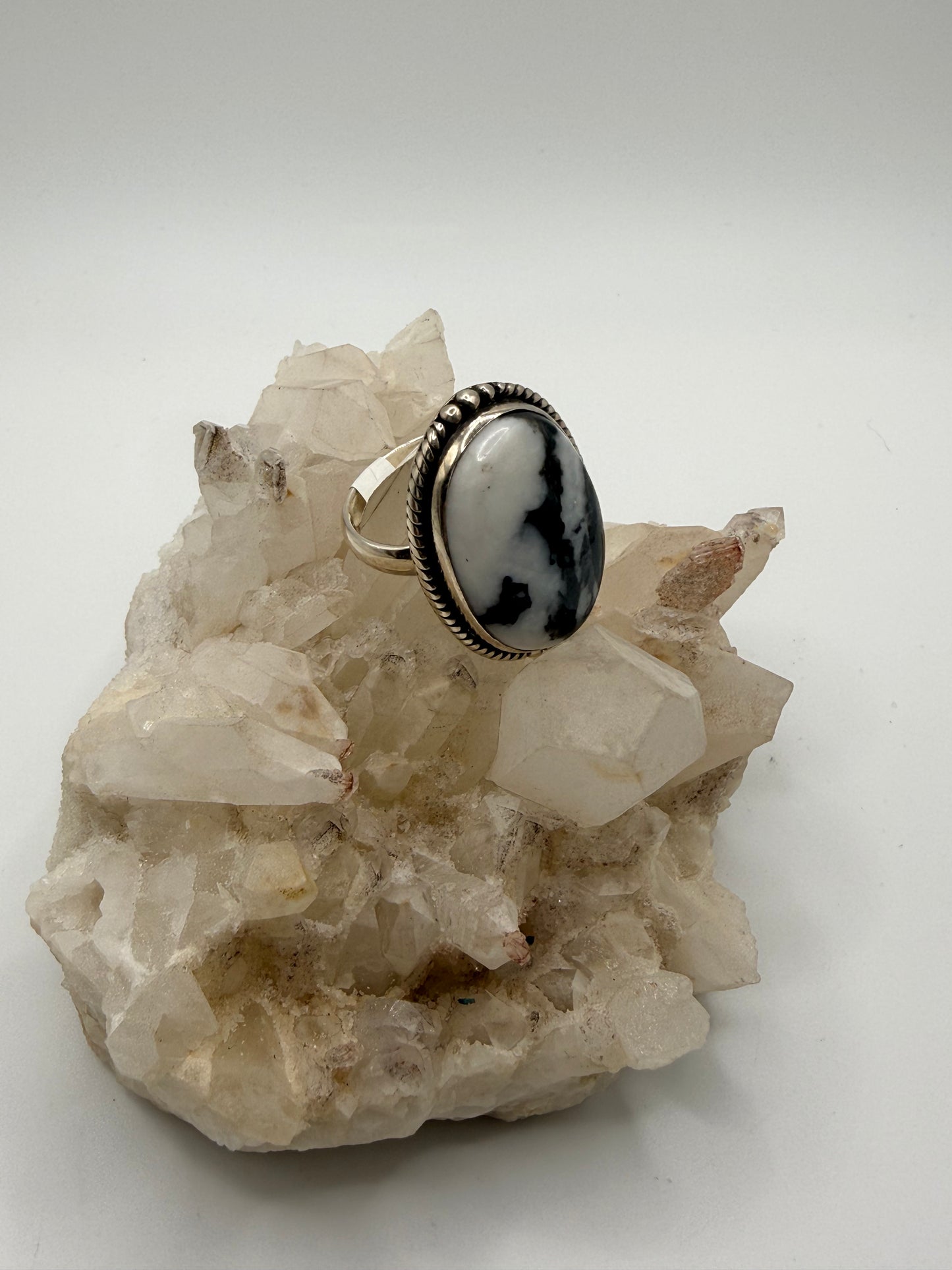 Zebra Jasper Oval Ring