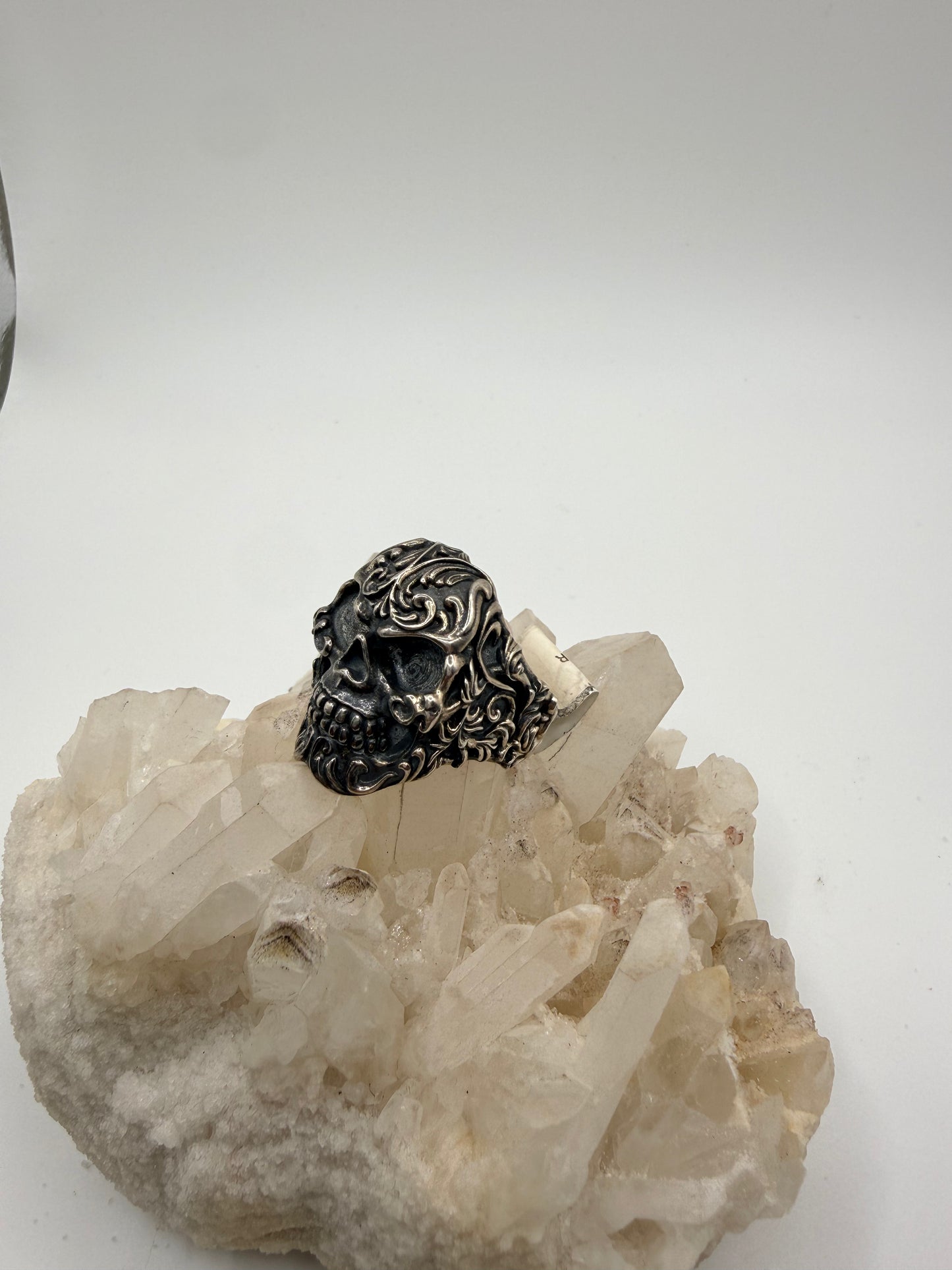 Filigree Skull Ring