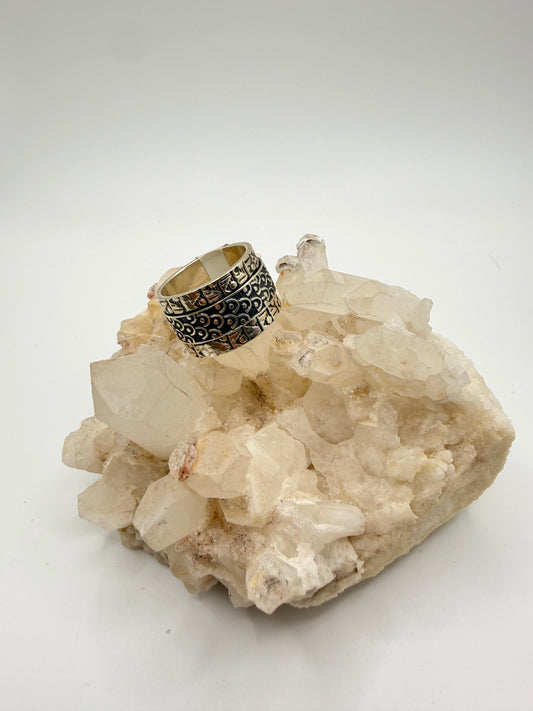 Stamped Spinning Ring