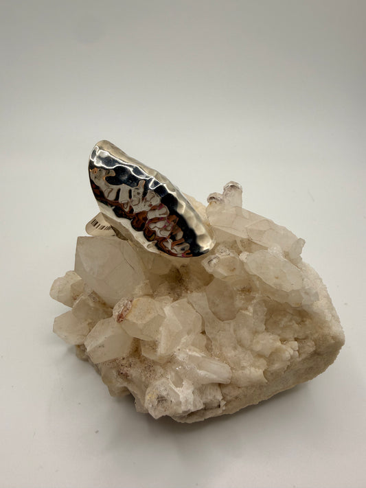 Hammered Knuckle Ring