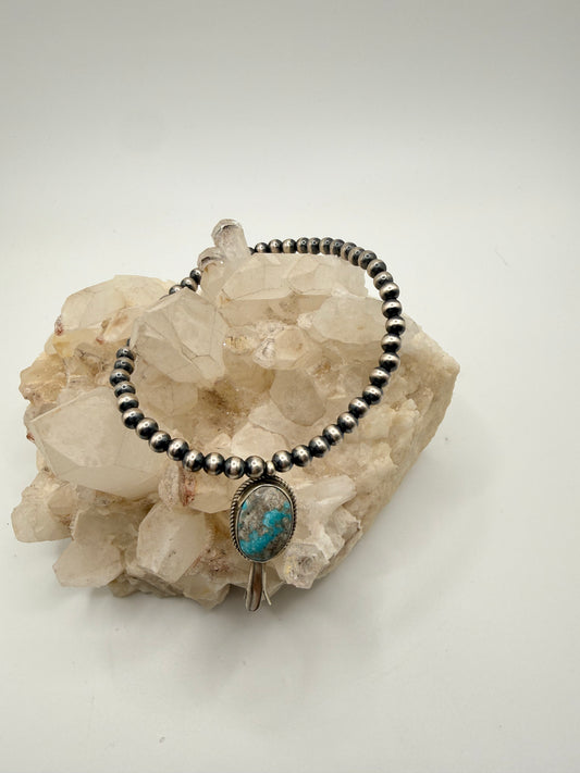 G. Rios Blossom Sterling Silver Stretch Bracelet
