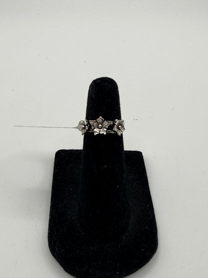 Triple Flower Toe Ring
