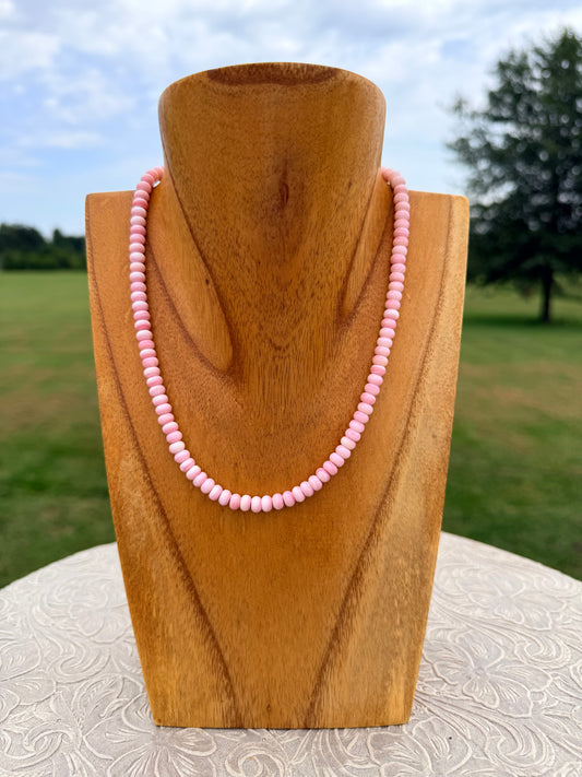 Pink Conch Necklace