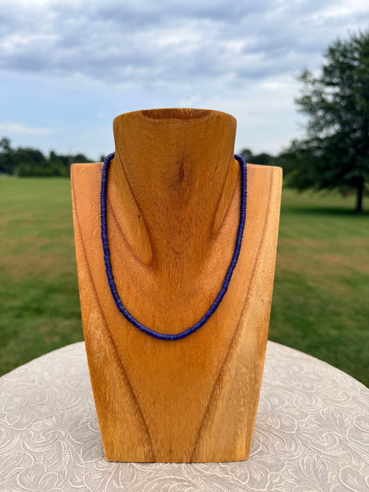 Lapis Lazuli Heishi Necklace