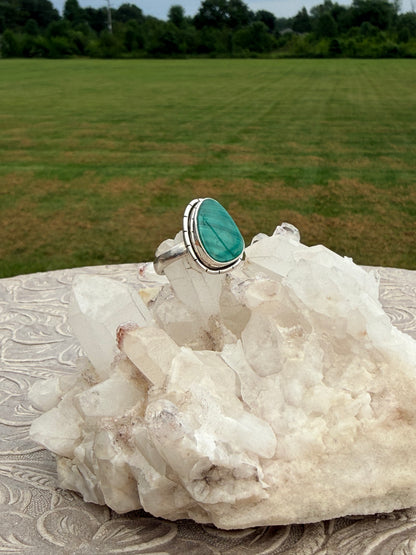 Freeform Malachite Ring
