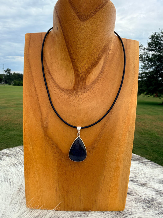 Teardrop Labradorite Pendant
