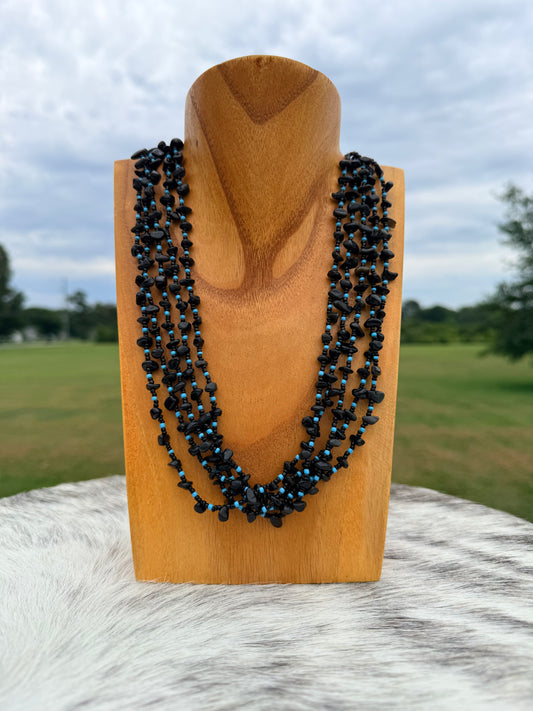 Seed Bead Navajo Necklace