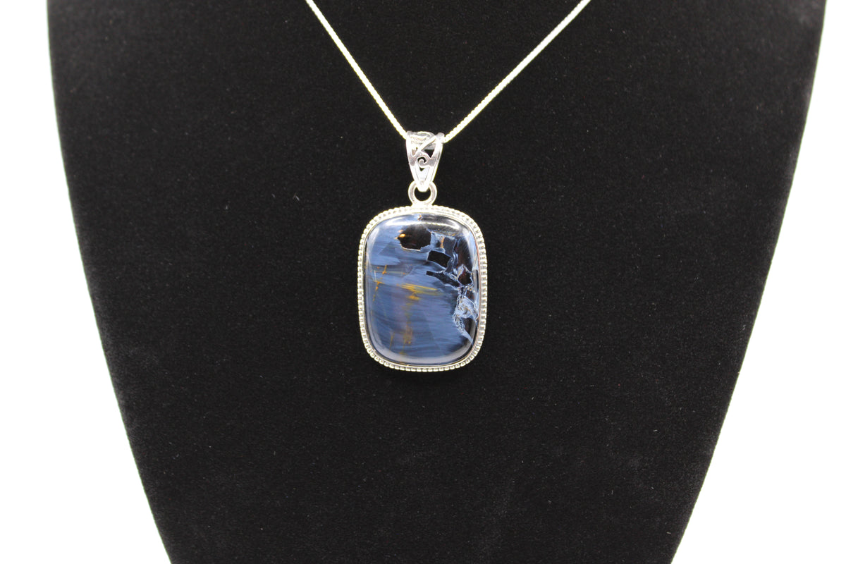 Rectangular Pietersite Pendant