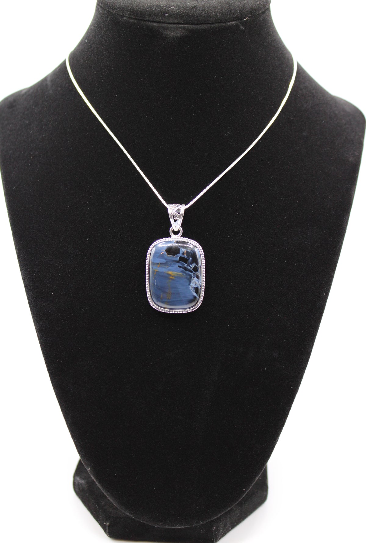 Rectangular Pietersite Pendant