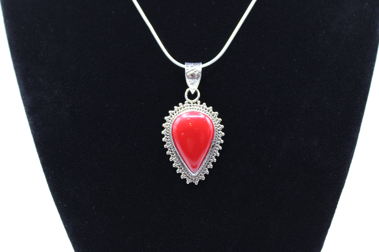 Red Coral Pendant