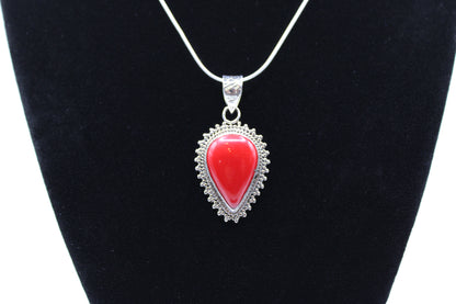 Red Coral Pendant