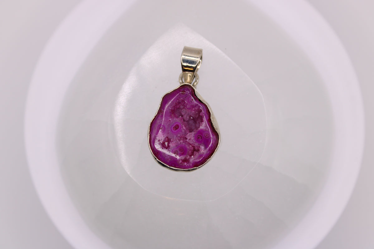 Pink Geode Druzy