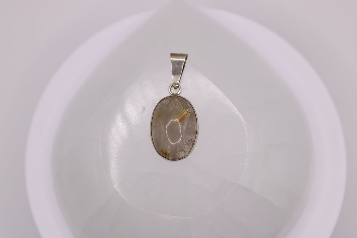 Rutilated Quartz Pendant