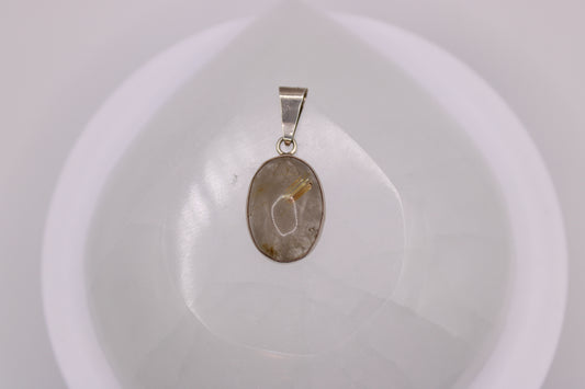 Rutilated Quartz Pendant