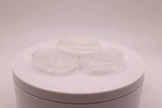 Clear Quartz Worry Stone