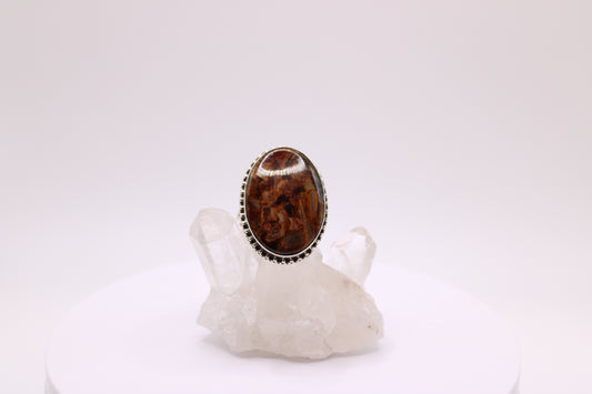 Oval Pietersite Ring