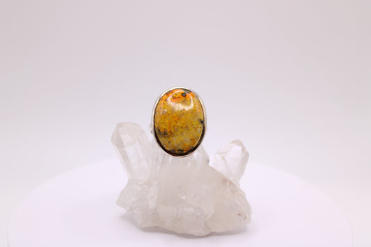 Oval Bumblebee Jasper Ring