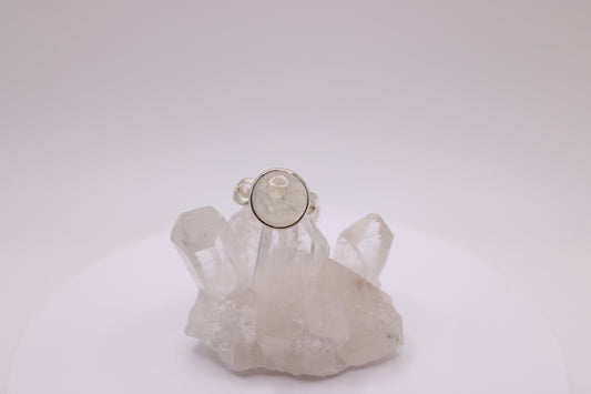 Round Moonstone Ring