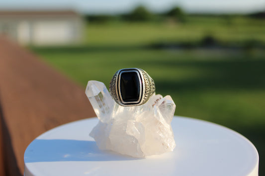 Rectangle Halo Black Onyx