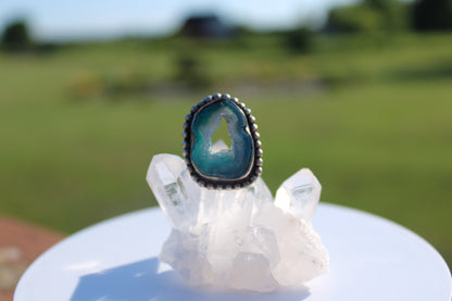 Agate Geode Ring