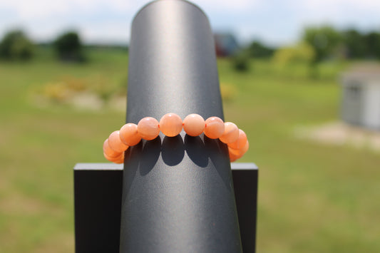 10mm Flashy Moonstone Bracelet