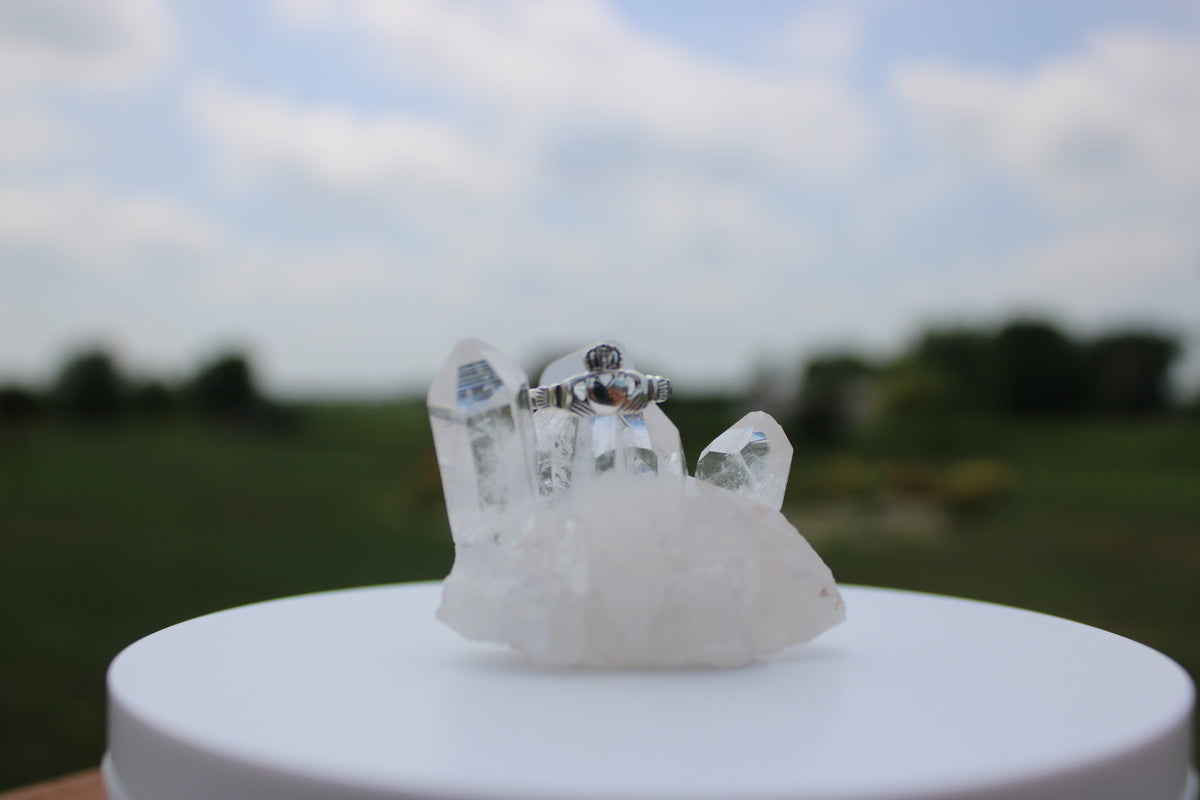 Small Claddagh Sterling Silver Ring