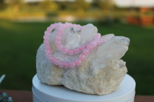 6mm Rose Quartz Choker
