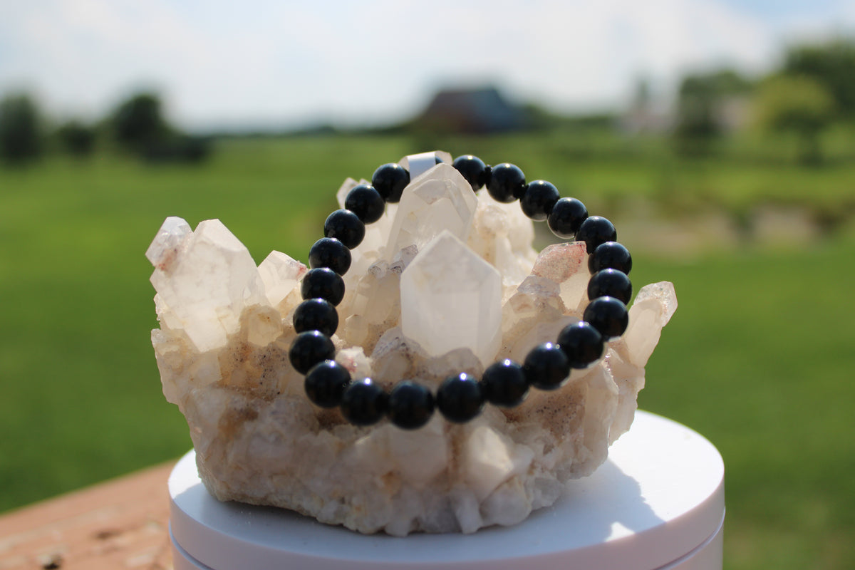 8MM Black Tourmaline Bracelet