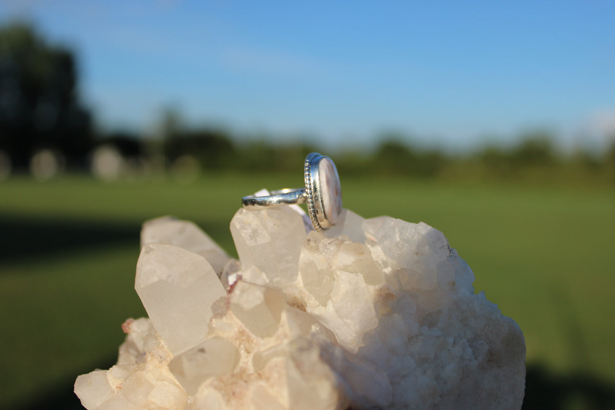 Square Thomsonite Ring