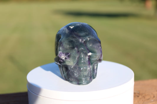 Fluorite Skull