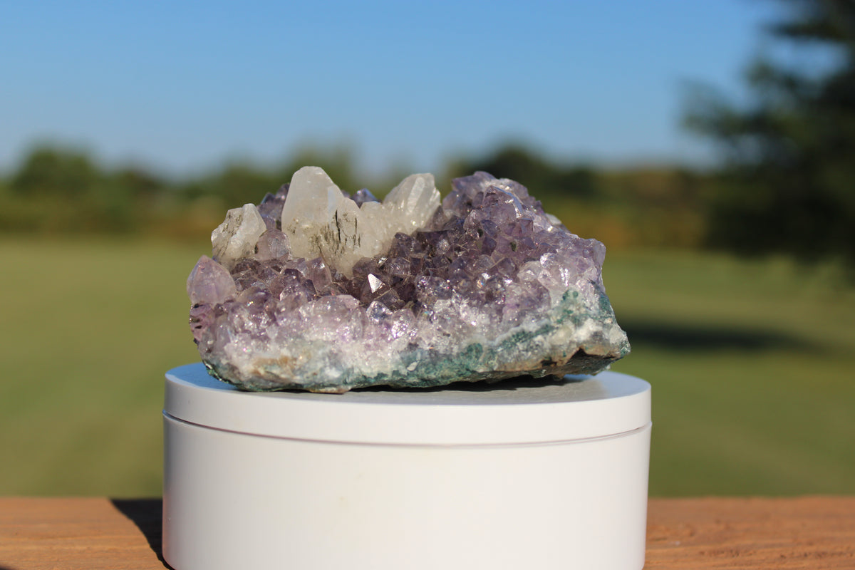 Raw Amethyst w/Calcite