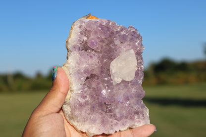 Raw Amethyst w/Calcite