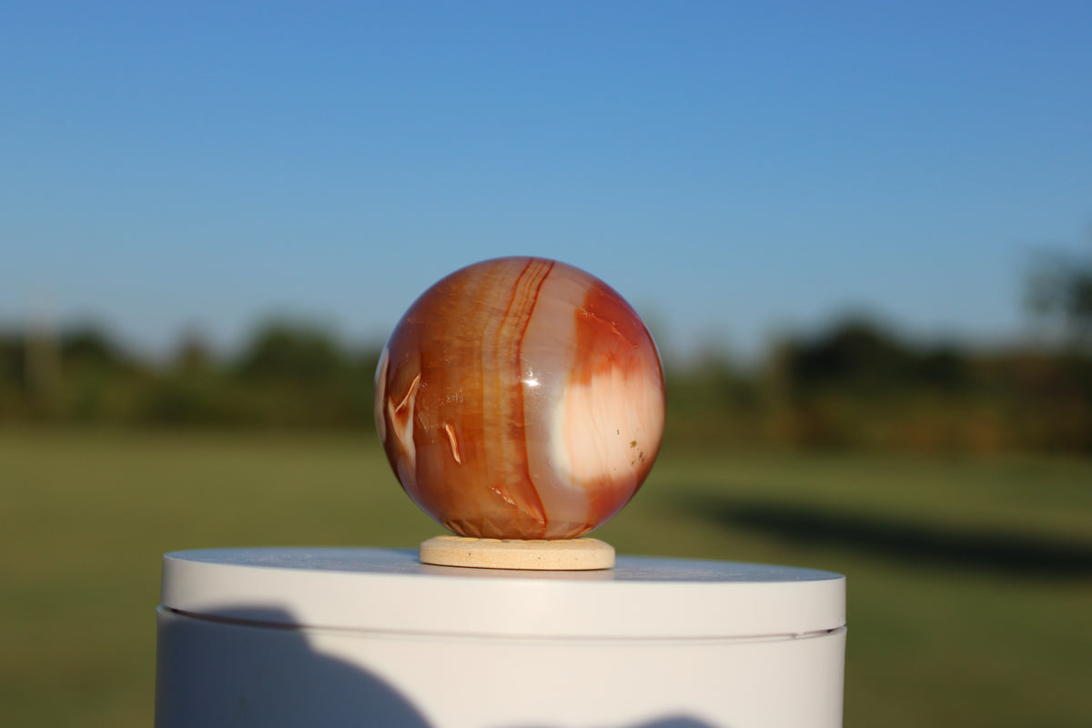 Carnelian Sphere - 51mm