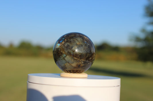 Grade A Labradorite Spheres