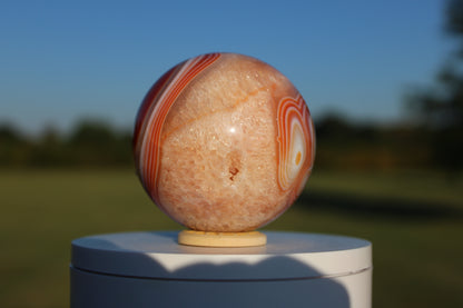 Carnelian Sphere - 71mm