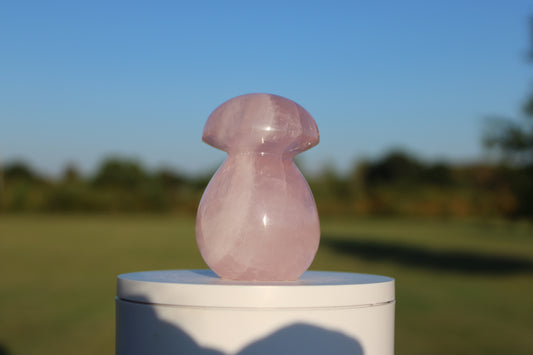 Rose Quartz Mushroom