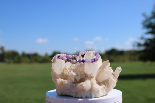 4mm Lepidolite Bracelet