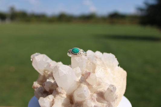 Emerald Oval Ring