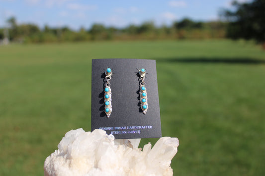 Juni Davis Turquoise Snake Eye Earring
