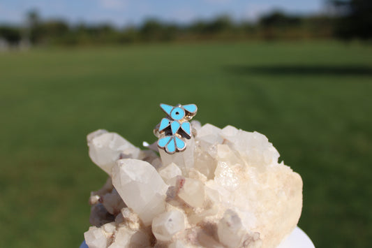 Pinto Yuni Turquoise Thunderbird Ring