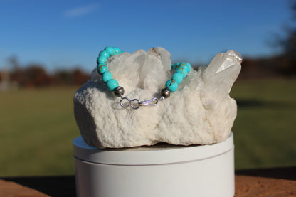 Naomi Garcia Turquoise Beaded Bracelet