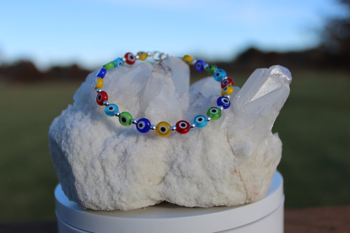 Multi Colored Mal de Ojo Bracelet