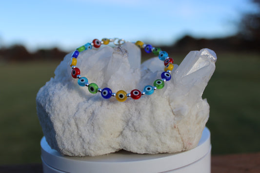 Multi Colored Mal de Ojo Bracelet