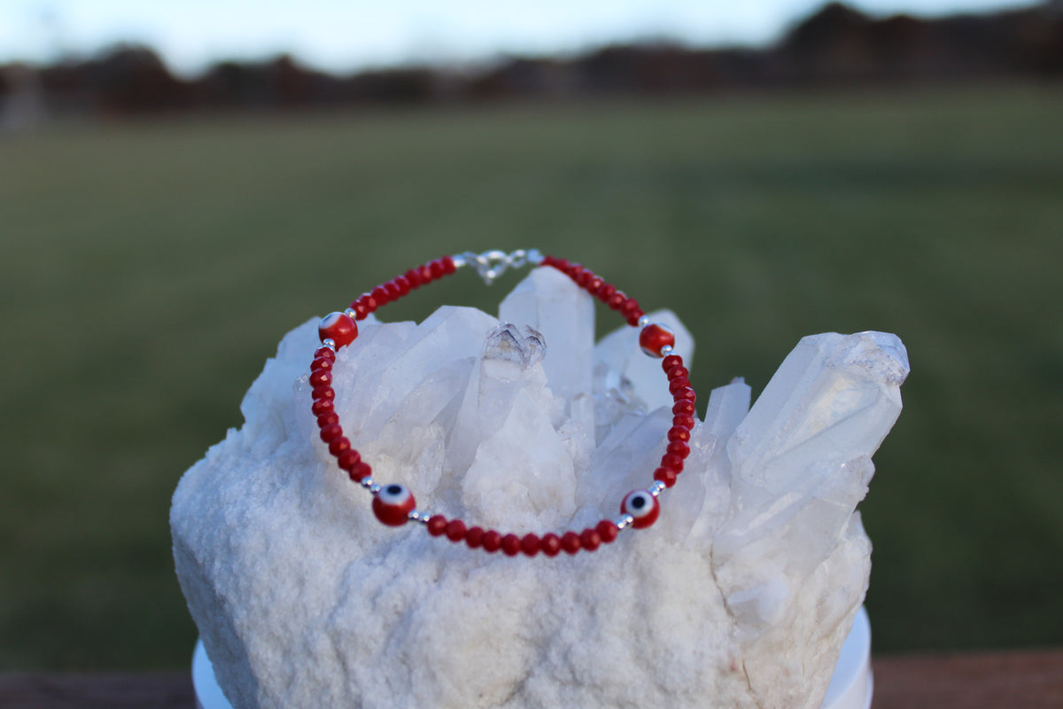 Faceted Mal de Ojo Bracelet