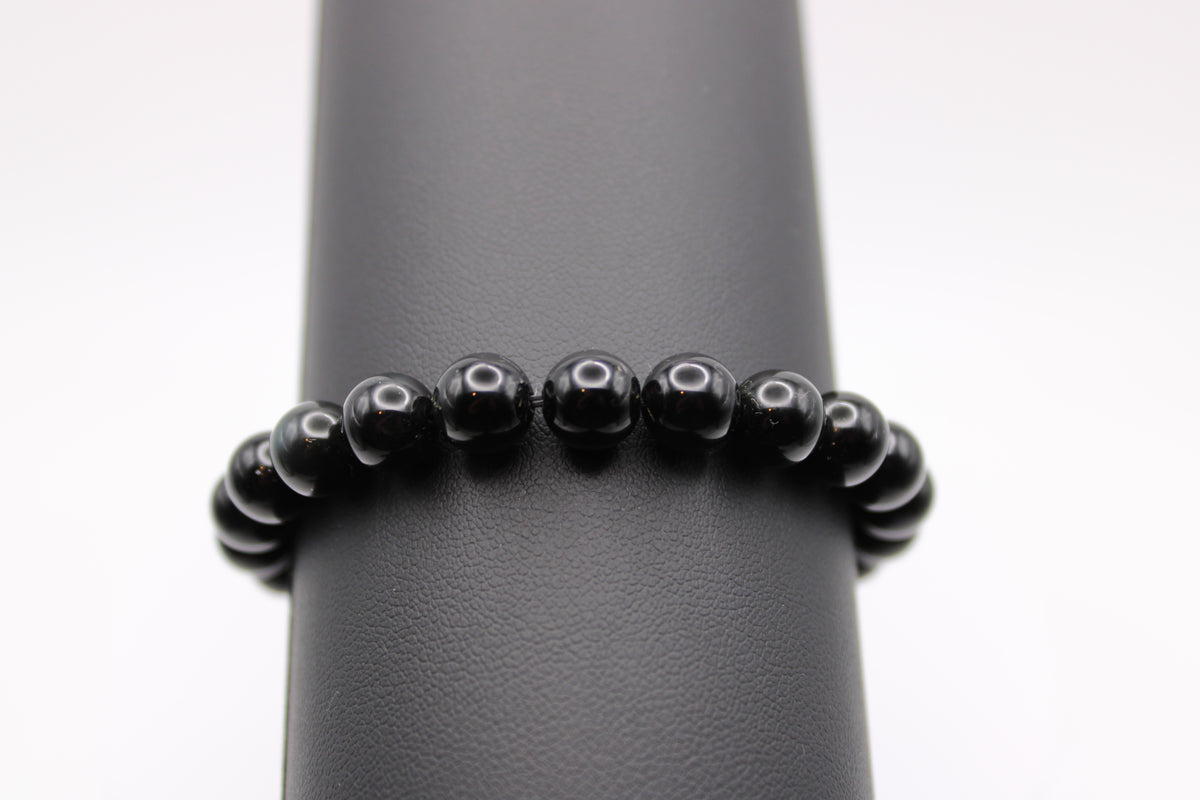 8MM Black Obsidian Bracelet