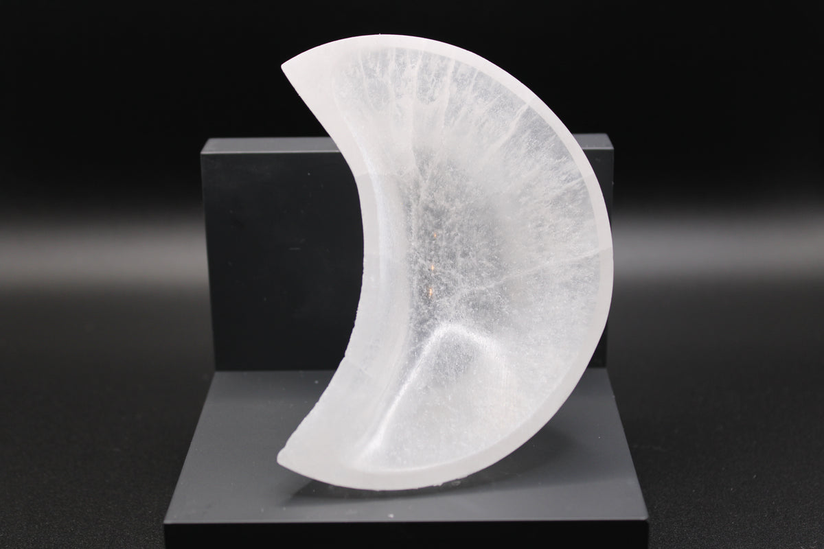 Half Moon Selenite Bowl